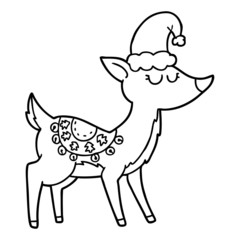 cartoon reindeer