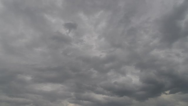 Time lapse of rain clouds is coming