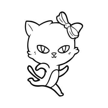 cute cartoon cat