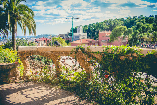 Parc Guell In Barcelona