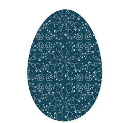 Abstract ornament on easter egg. Symbol of spring
