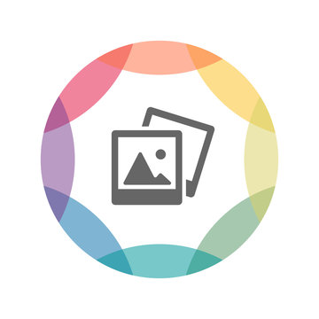 farbiges Icon - Bilder