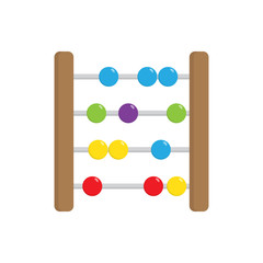 Abacus Vector Flat Icon