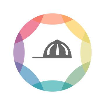 farbiges Icon - Kappe