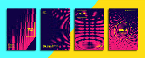 Minimal Vector cover designs. Future Poster template.