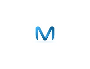 Letter M Media Modern Logo