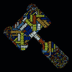 education law icon word cloud