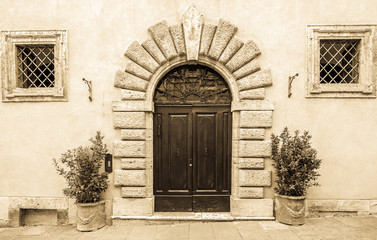 old front door
