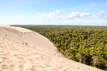 Famous dune of Pyla France.
