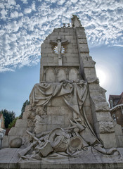 Monument aux Morts portugais de la Grande Guerre à La Couture, Pas-de-Calais, France