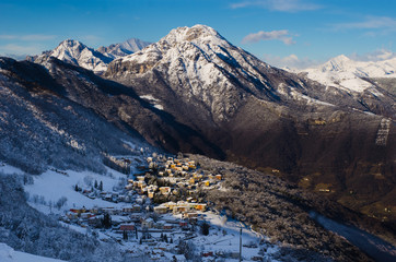 Monte Resegone e Costa Imagna in inverno