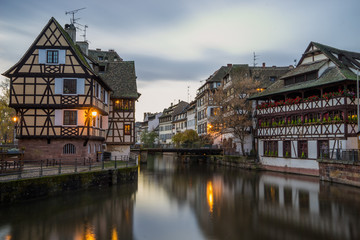 Traditional half timbered houses of Petite France.