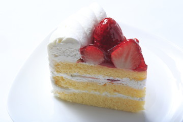 Strawberry Shortcake on a plate