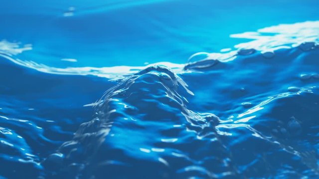 Water Surface with turbulences, very agitated with bubbles and ripples. Shot on Phantom Flex 4K at 1000fps.