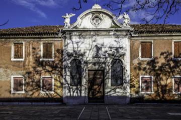The picturesque island of Murano, famous for producing glass in the Venetian Lagoon on the Adriatic coast