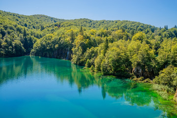 The Plitvice Lakes on  National Park, Croatia