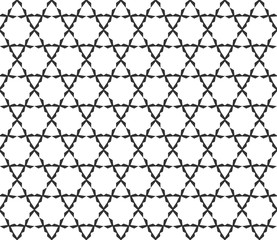 Abstract geometric Seamless pattern . Repeating geometric Black and white texture.