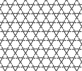 Abstract geometric Seamless pattern . Repeating geometric Black and white texture.