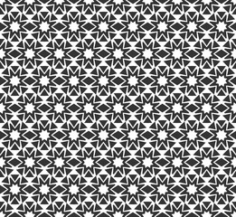 Fototapeta premium Abstract geometric Seamless pattern . Repeating geometric Black and white texture.