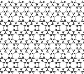 Abstract geometric Seamless pattern . Repeating geometric Black and white texture.