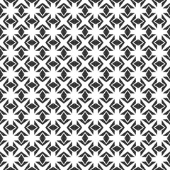 Abstract geometric Seamless pattern . Repeating geometric Black and white texture.