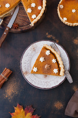 Homemade Delicious Pumpkin Pie