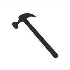Hammer icon.  Illustration