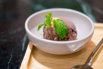 Chocolate ice cream