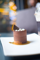 Delicious chocolate cakes