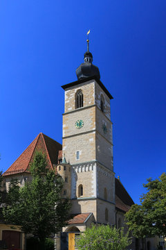 Johanneskirche in Crailsheim, Baden W&uuml;rttemberg, Deutschland