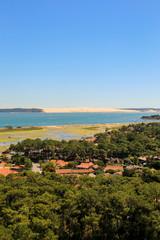 dune du pyla depuis le phare du cap ferret