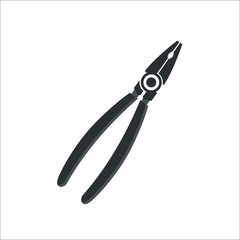Pliers icon.  Illustration