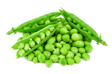 ripe and fresh green pea