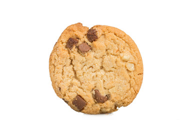 cookie on isolated white background