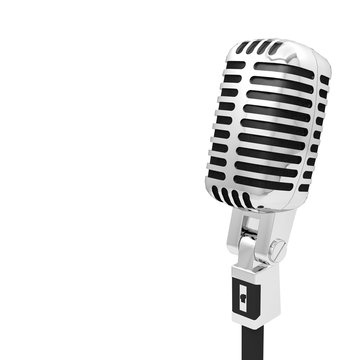 Microphone micro rétro