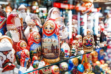  The Nesting Doll Souvenir in the Shop Window