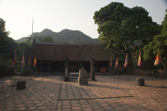 Hoa Lua ancient town in Tam Coc, Vietnam