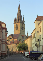 Fototapeta na wymiar Evangelical Cathedral of Saint Mary in Sibiu