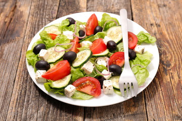 fresh vegetable salad