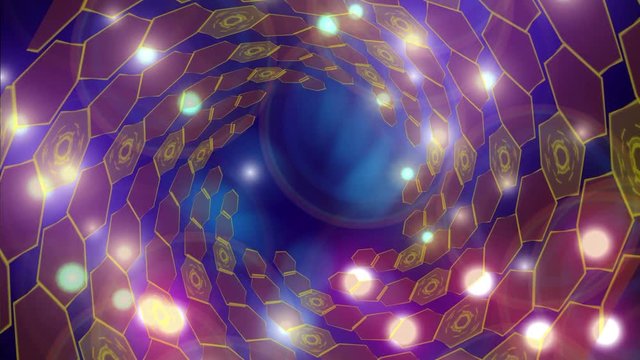 Universo Fantasy. Sfondo astratto animato