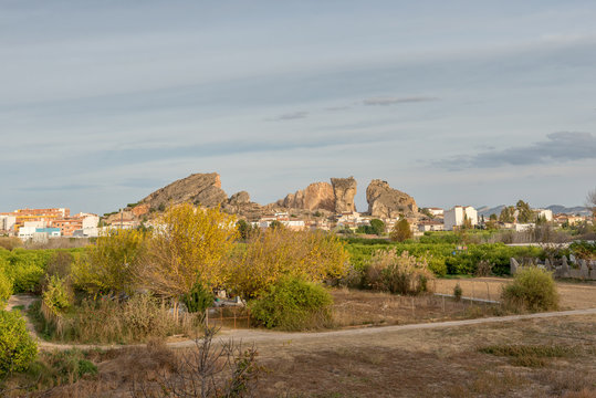 Rocks near Statue of Jesus, Monteagudo,
Murcia, Spain.
