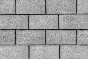 Stylish stone wall background in black and white