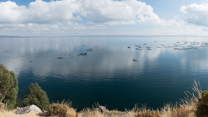 Titicaca Lake in Peru and Bolivia
