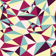 Fototapeta premium Abstract background of multicolored triangles