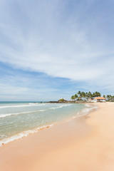 Obraz premium Sri Lanka - Ahungalla - Calming at the white sandy beach