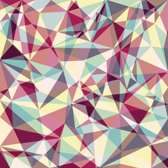 Fototapeta premium Abstract background of multicolored triangles