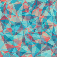 Fototapeta premium Abstract background of multicolored triangles