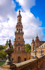 Fototapeta premium Plaza Espana in Sevilla