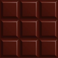 Dark bitter chocolate seamless pattern