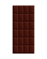 Dark bitter chocolate seamless pattern